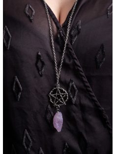 "Amethyst pentagram"  nyaklánc