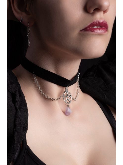 "Amethyst Pentagram" Choker