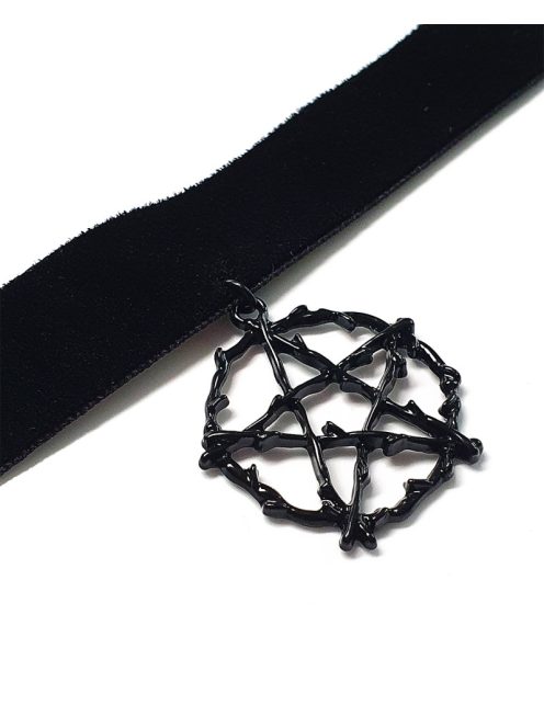 "Black Pentagram" Choker