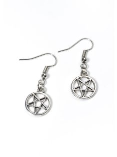 "Pentagram" fülbevaló