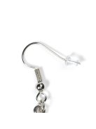 "Amethyst Hoop" fülbevaló