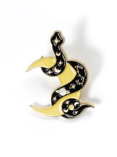 "Night Sky Serpent" kitűző