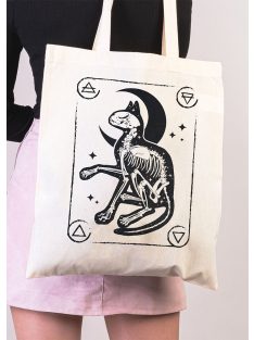 "Cat Skeleton" vászontáska