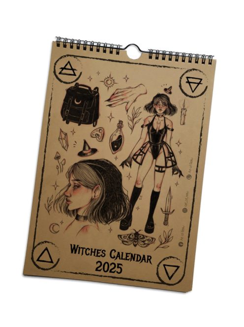 'Witches Calender 2025' falinaptár